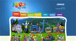 Desktop Screenshot of juegosyalgomas.com